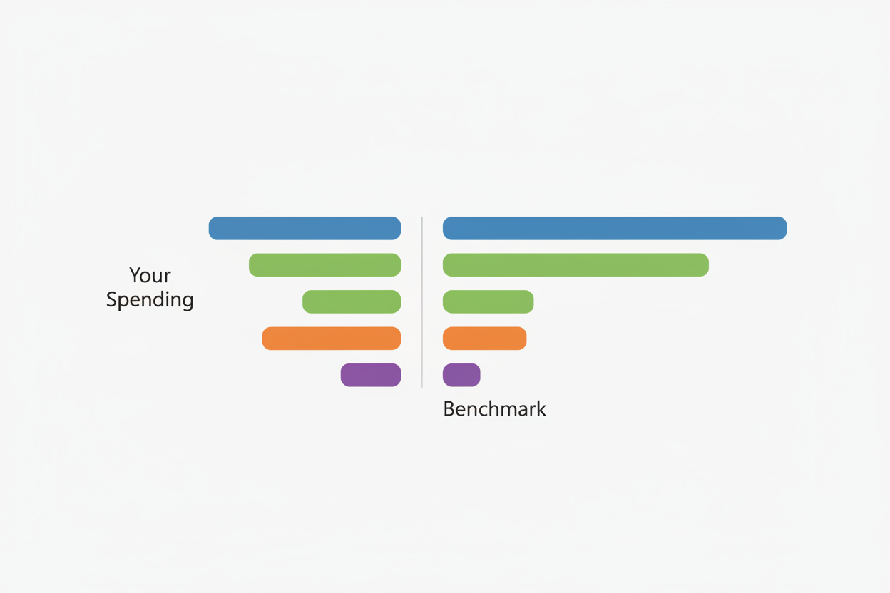 Ecommerce ad spend allocation by channel 2026 chart